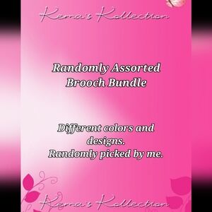 Randomly Assorted Brooch Bundle